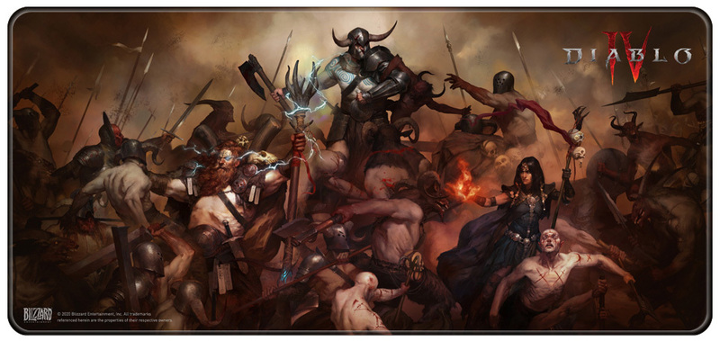 картинка Коврик для компьютерной мыши Blizzard Diablo IV Heroes XL от магазина itmag.kz