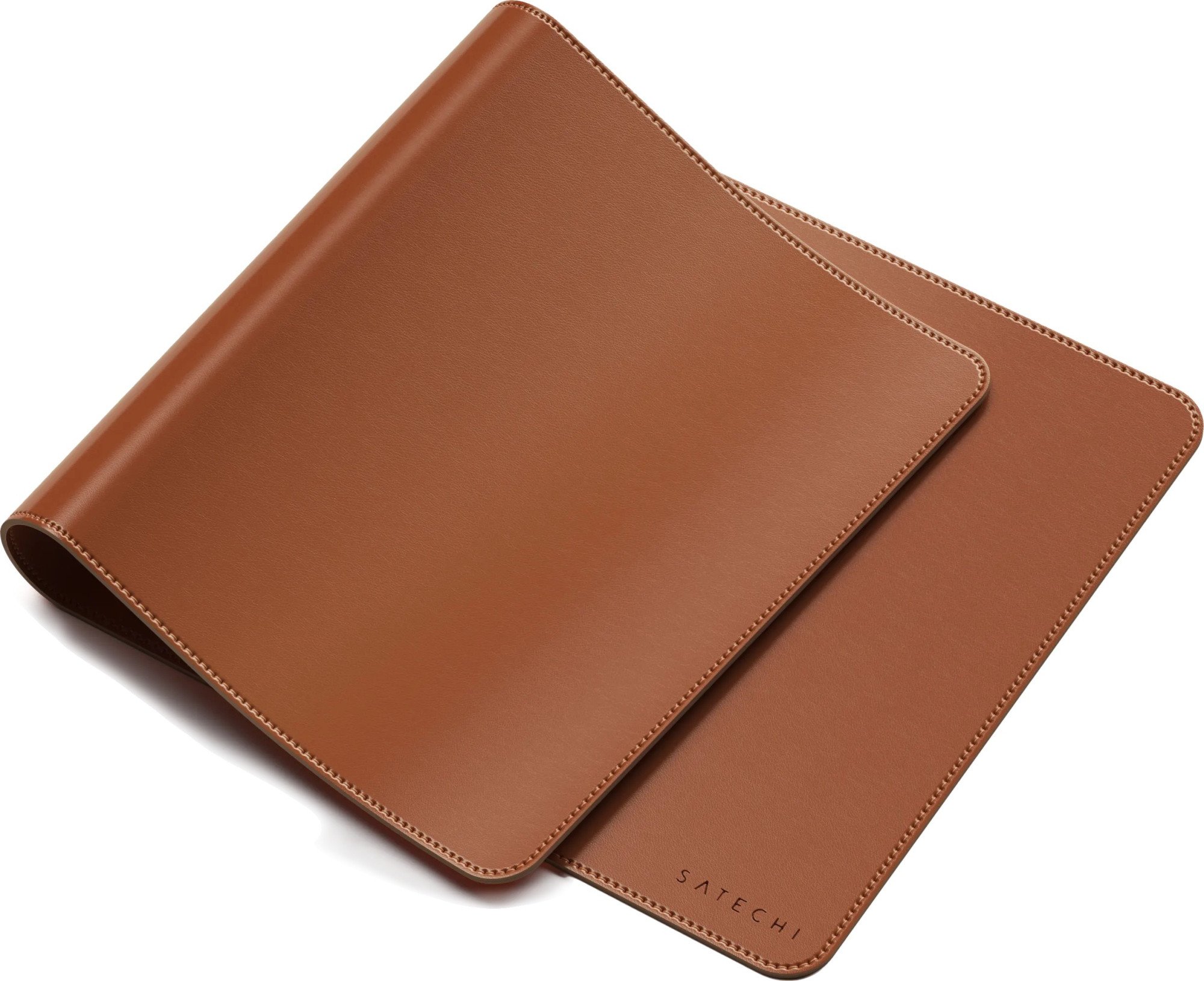 Коврик для мыши SATECHI Vegan-Leather Premium Desk Mat, Brown (ST-LPDMN) фото