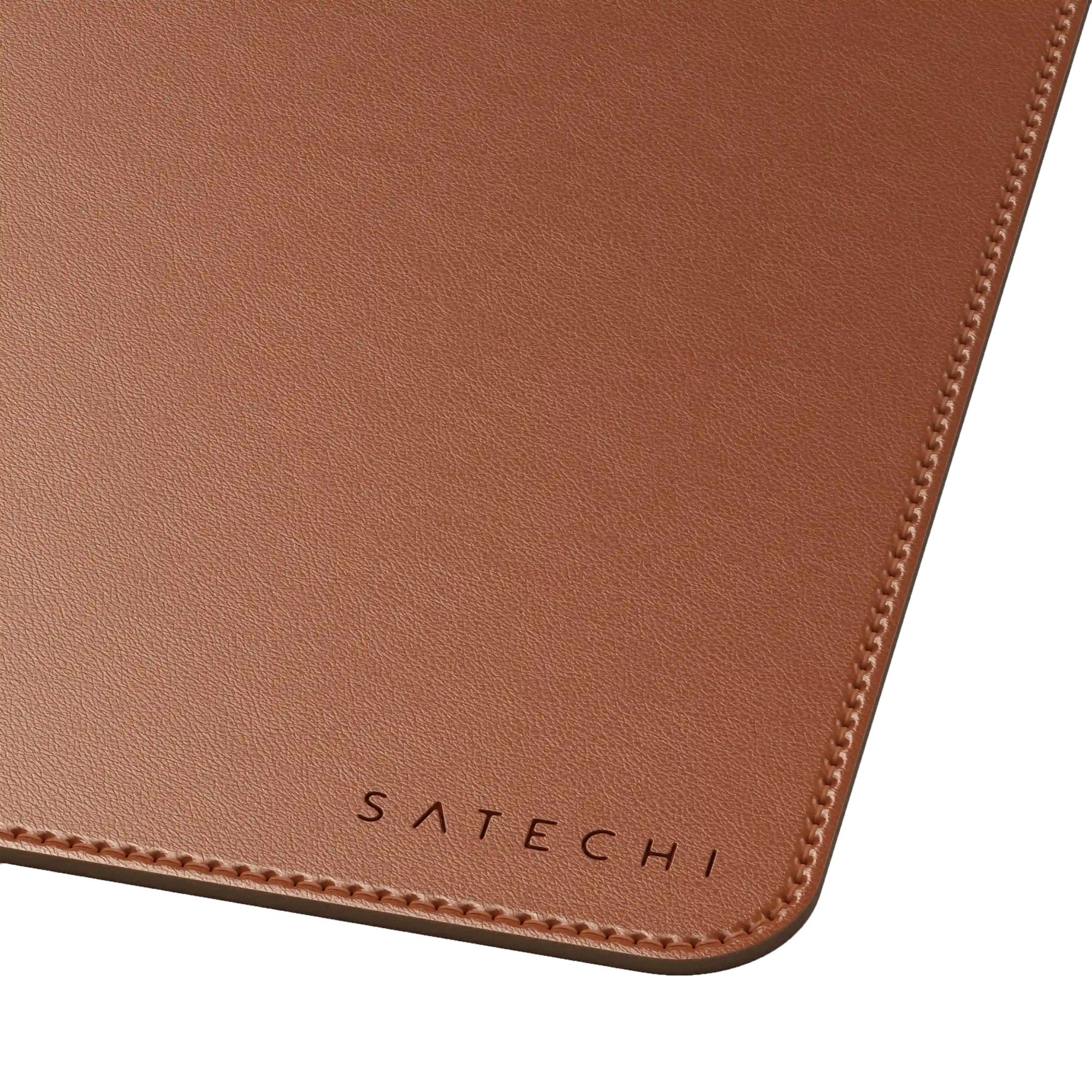 Коврик для мыши SATECHI Vegan-Leather Premium Desk Mat, Brown (ST-LPDMN) фото