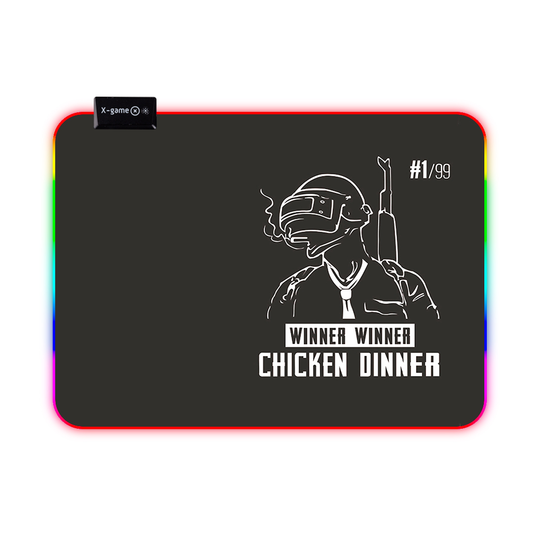 картинка Коврик для компьютерной мыши X-game Chicken Dinner (Led) от магазина itmag.kz