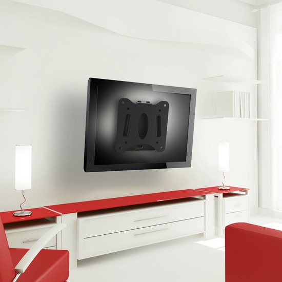 картинка Кронштейн Deluxe DLMM-1305 для ТВ и мониторов, 13"-27" от магазина itmag.kz