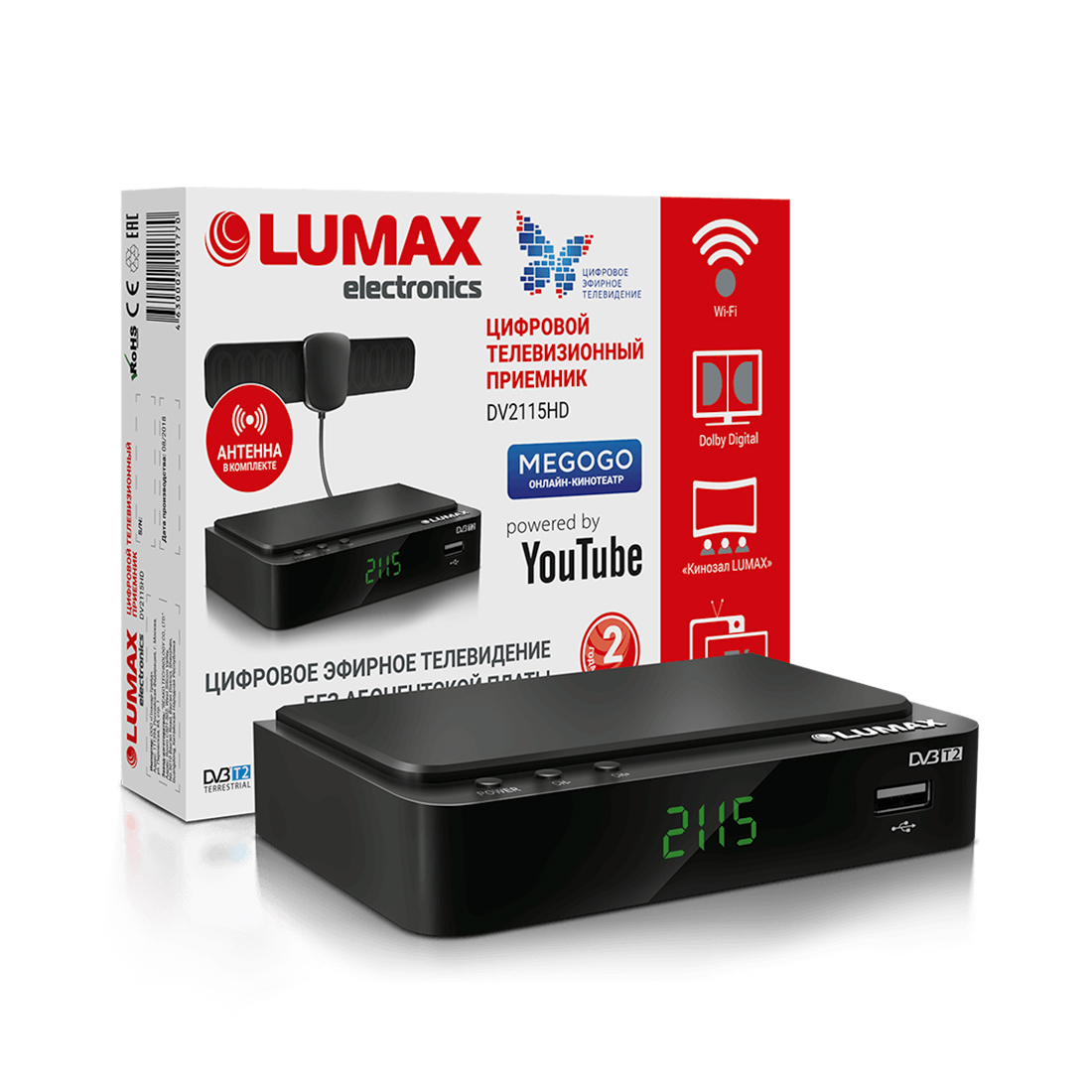 картинка Цифровой телевизионный приемник LUMAX DV2115HD от магазина itmag.kz