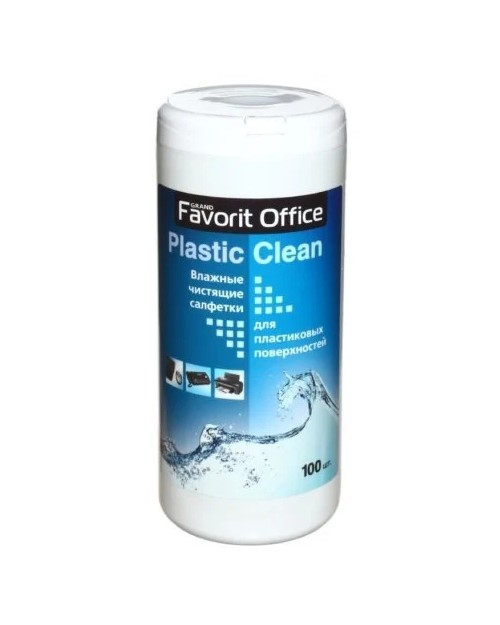 картинка Салфетки чистящее средство FAVORIT PLASTIC CLEAN F230007 от магазина itmag.kz