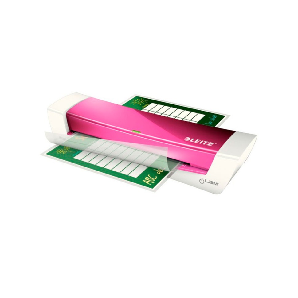 картинка Ламинатор LMp A4 Leitz iLAM HomeOffice PINK (310 мм/мин) (73680023) от магазина itmag.kz