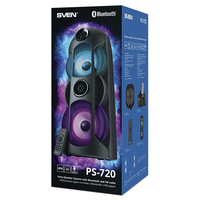 Колонки Sven PS-720 BLACK (PS-720 BLACK) фото