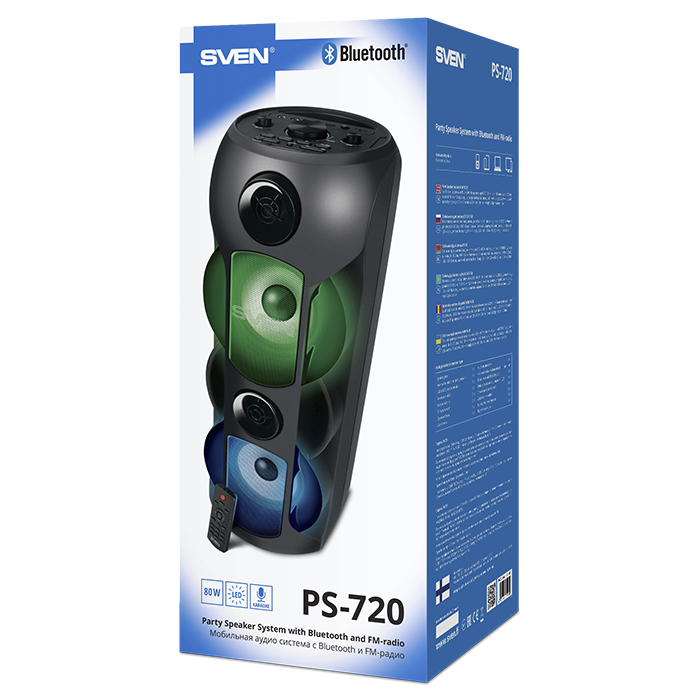 Колонки Sven PS-720 BLACK (PS-720 BLACK) фото