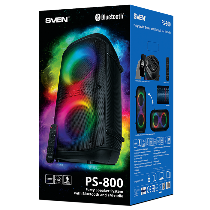 Колонки Sven PS-800 BLACK (PS-800 BLACK) фото