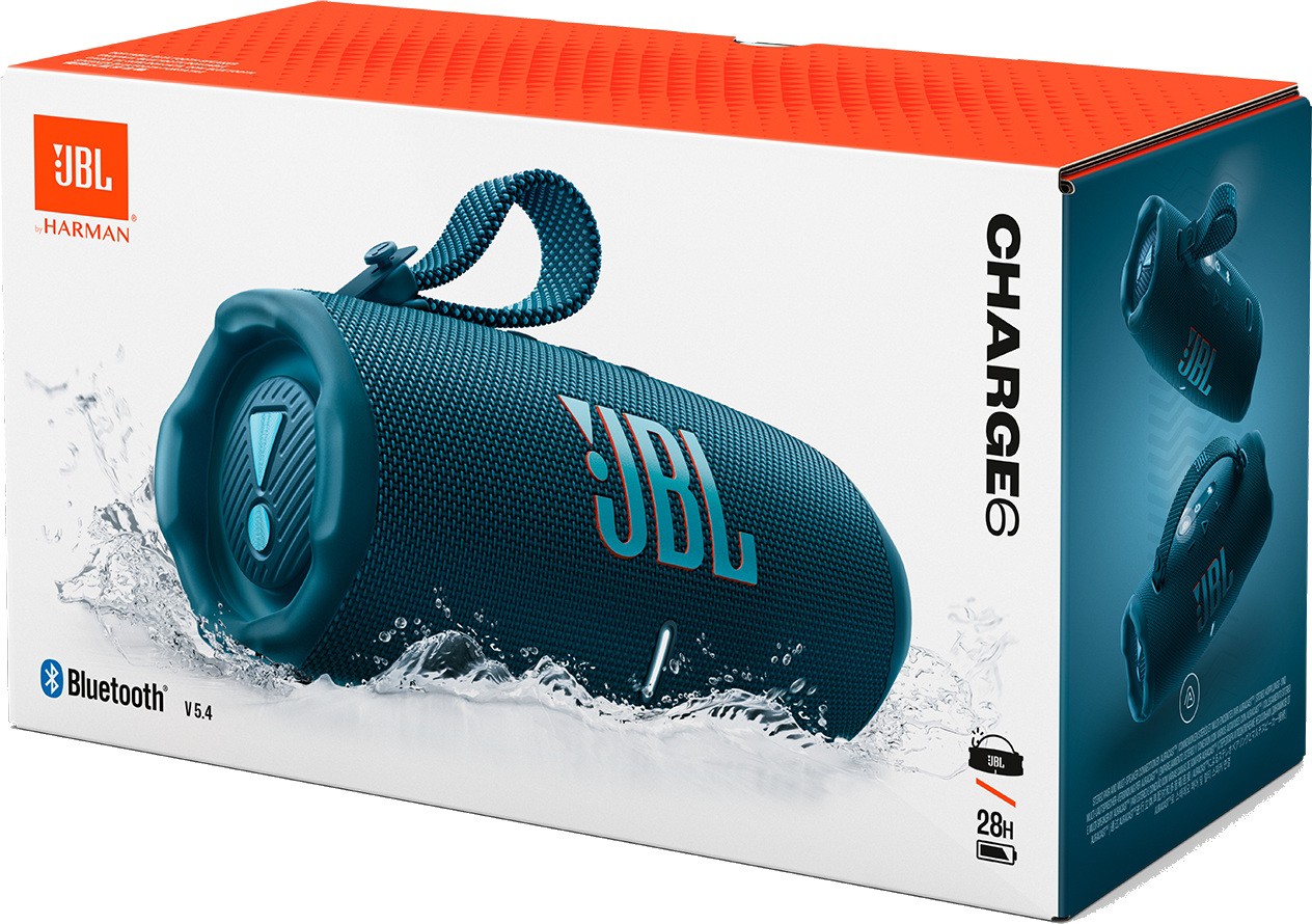 Колонка JBL Charge 6, Blue (JBLCHARGE6BLU) фото