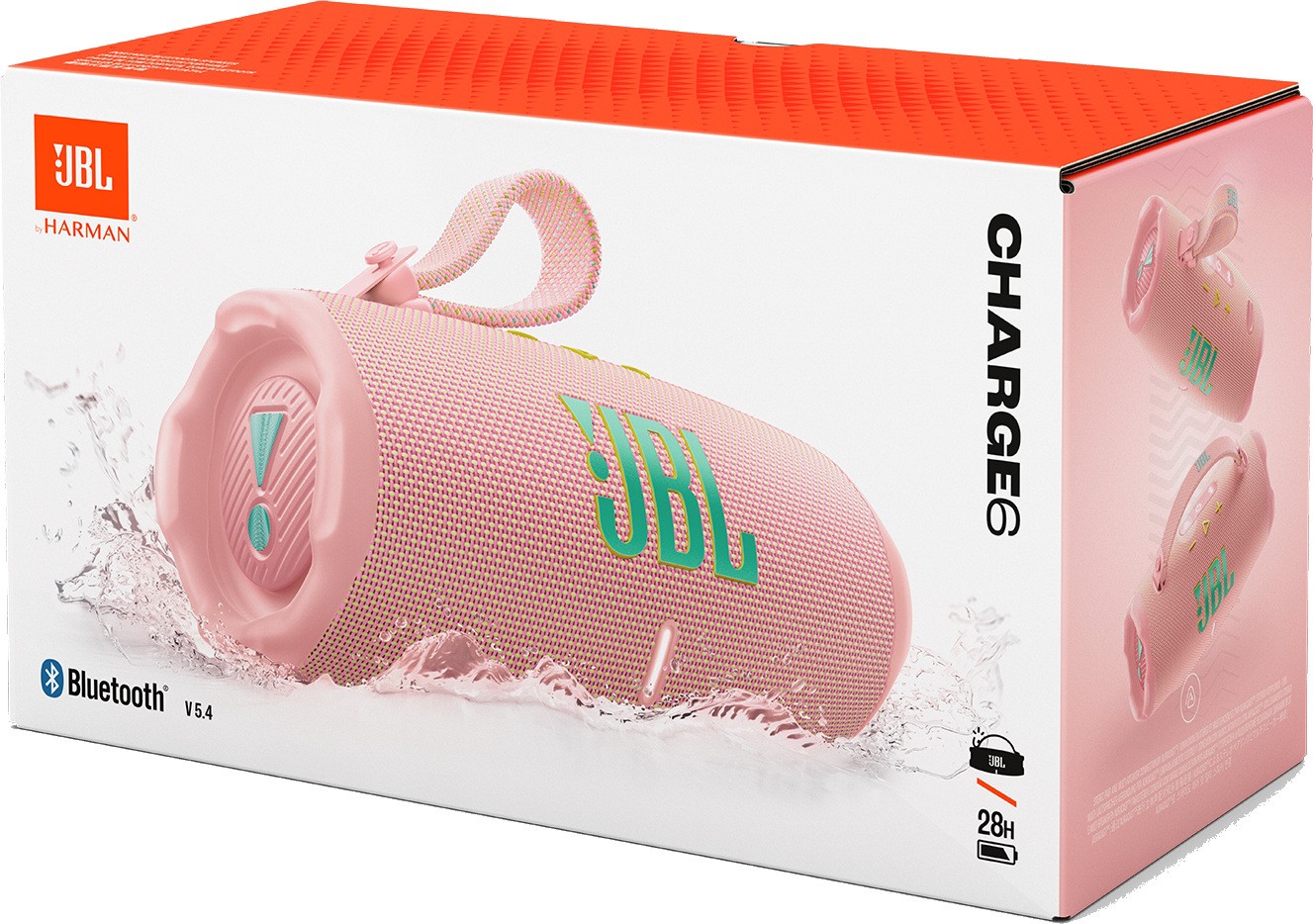 Колонка JBL Charge 6, Pink (JBLCHARGE6PINK) фото
