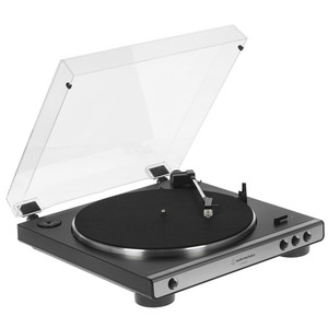 Виниловый проигрыватель с ременным приводом Audio-Technica AT-LP60XUSB GM темно-серый (AT-LP60XUSB GM) фото