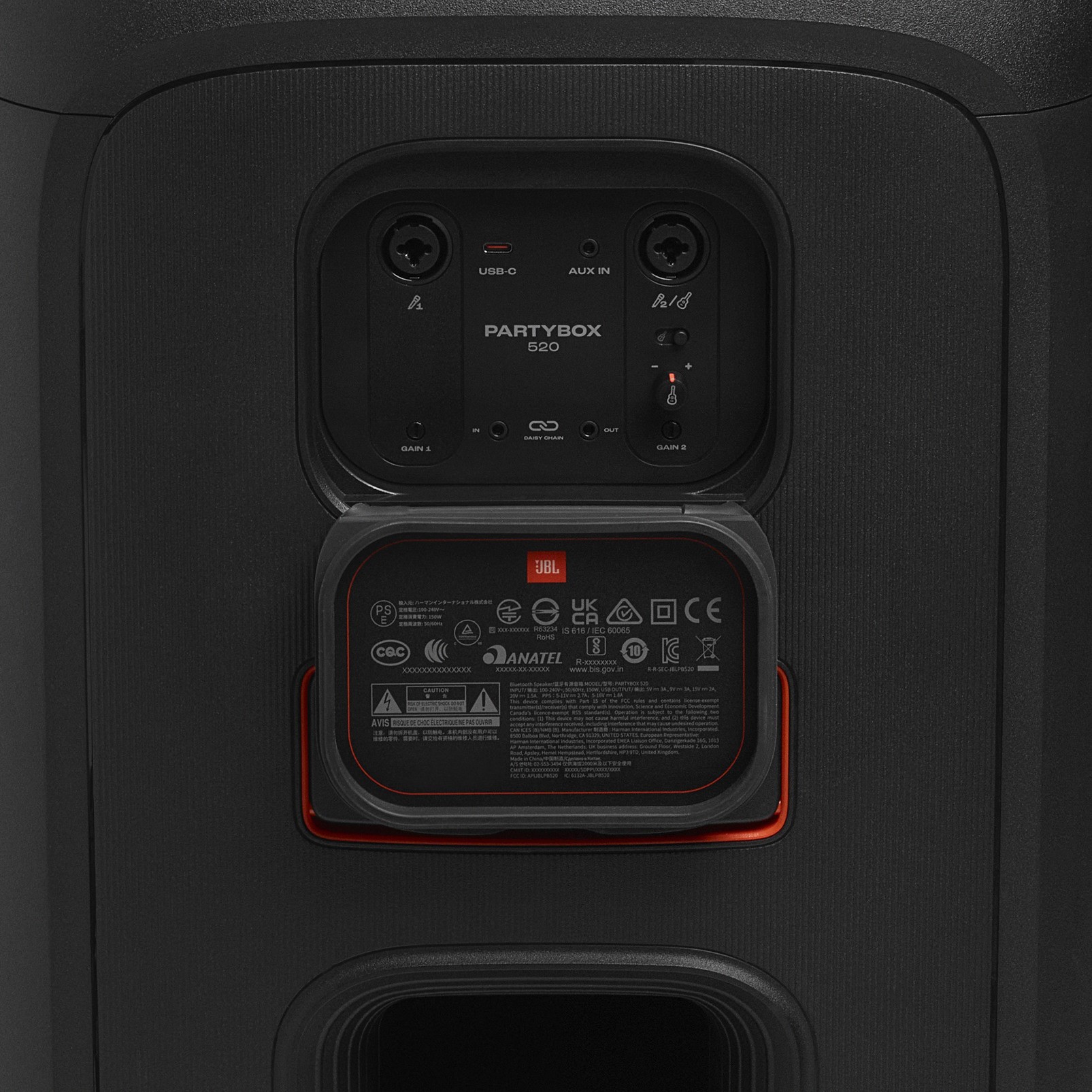 Аудиосистема JBL PartyBox 520 (JBLPARTYBOX520EU) фото