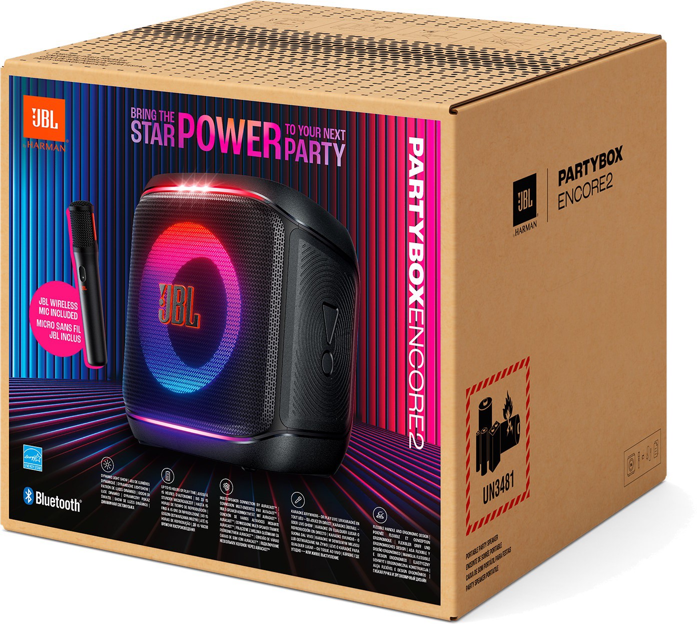 Колонка JBL PartyBox Encore 2 - Black (JBLPBENCORE2UK) фото