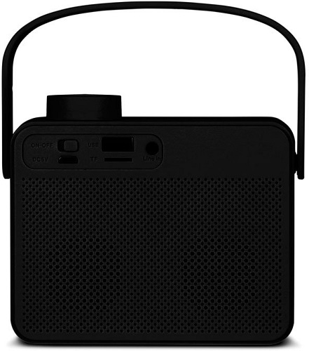 картинка Колонки SVEN PS-72, black (6W, Bluetooth, FM, USB, microSD, handle, 1200mA*h) от магазина itmag.kz