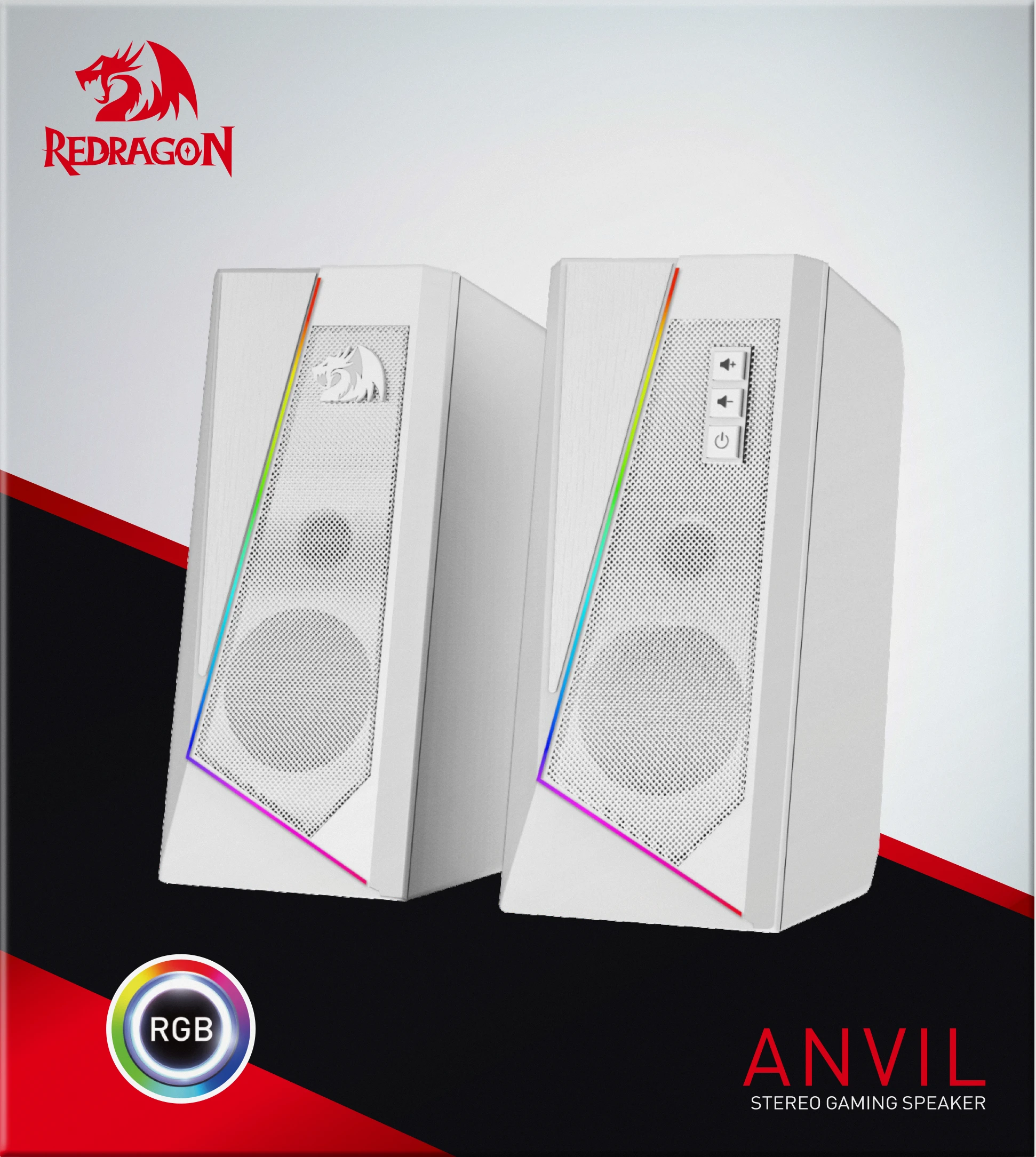 Колонки Defender Redragon Anvil (2.0), white  (71775) фото
