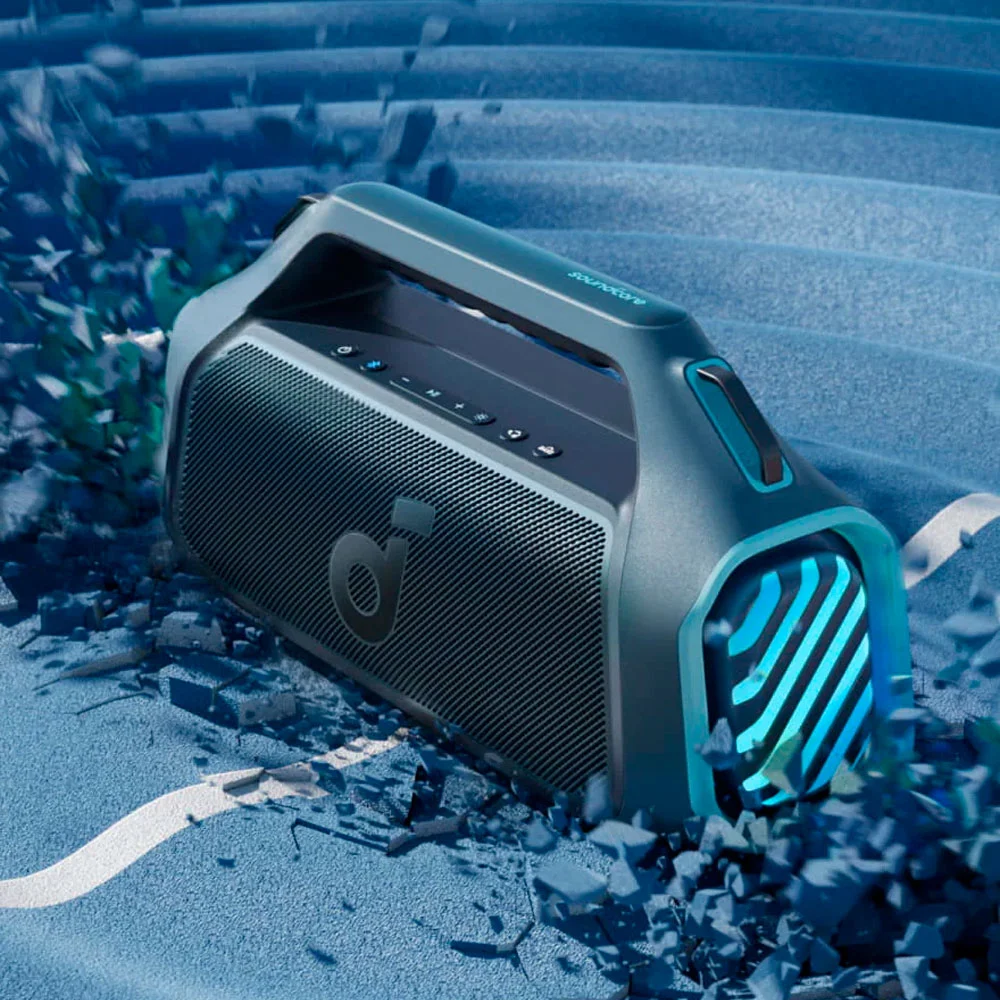 Портативная колонка soundcore Boom 2 Plus Blue (A3134-BLU) фото