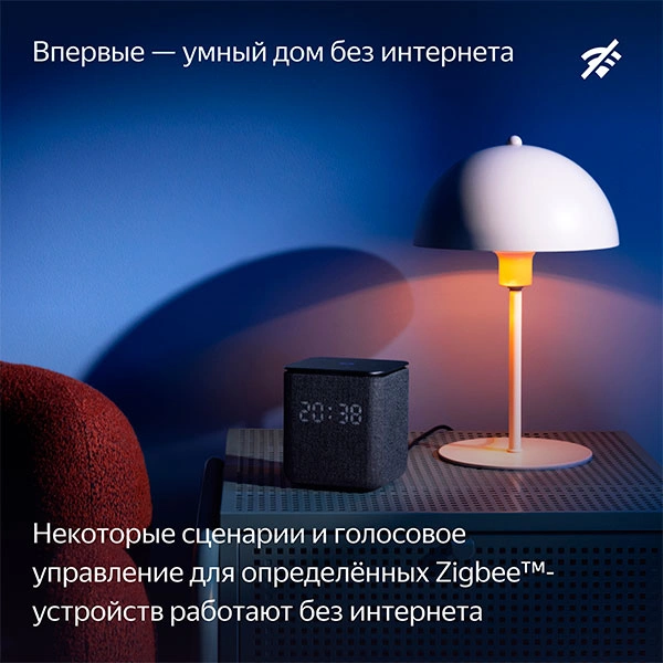 Яндекс.Станция Миди Черная (YNDX-00054 Black) фото