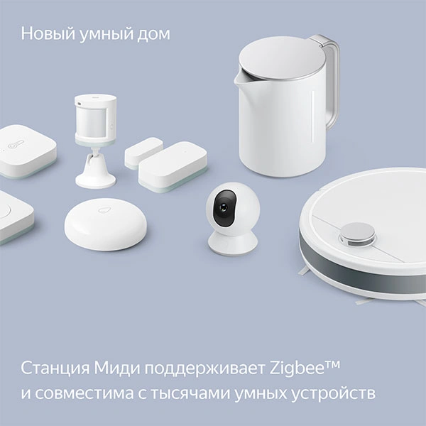 Яндекс.Станция Миди Черная (YNDX-00054 Black) фото