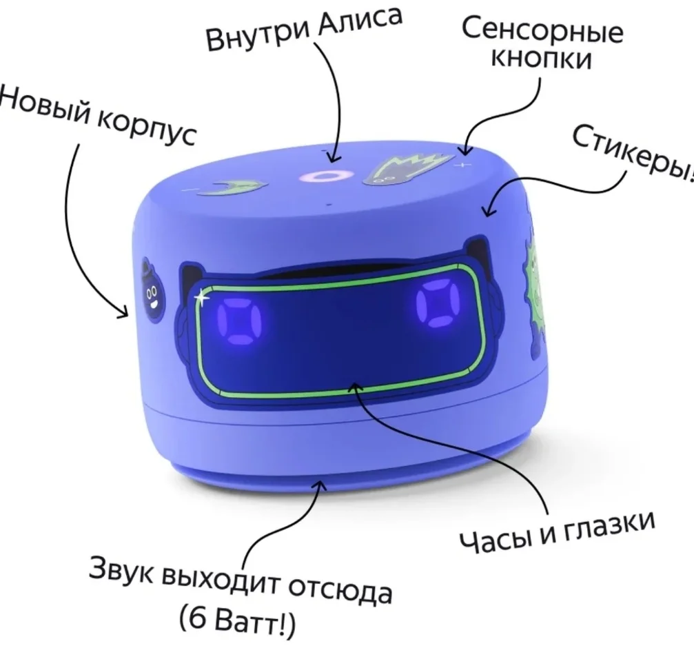 Колонка Яндекс.Станция Лайт 2 c Алисой, Violet, 6Вт, Wi-Fi, BT (YNDX-00028VIO) фото