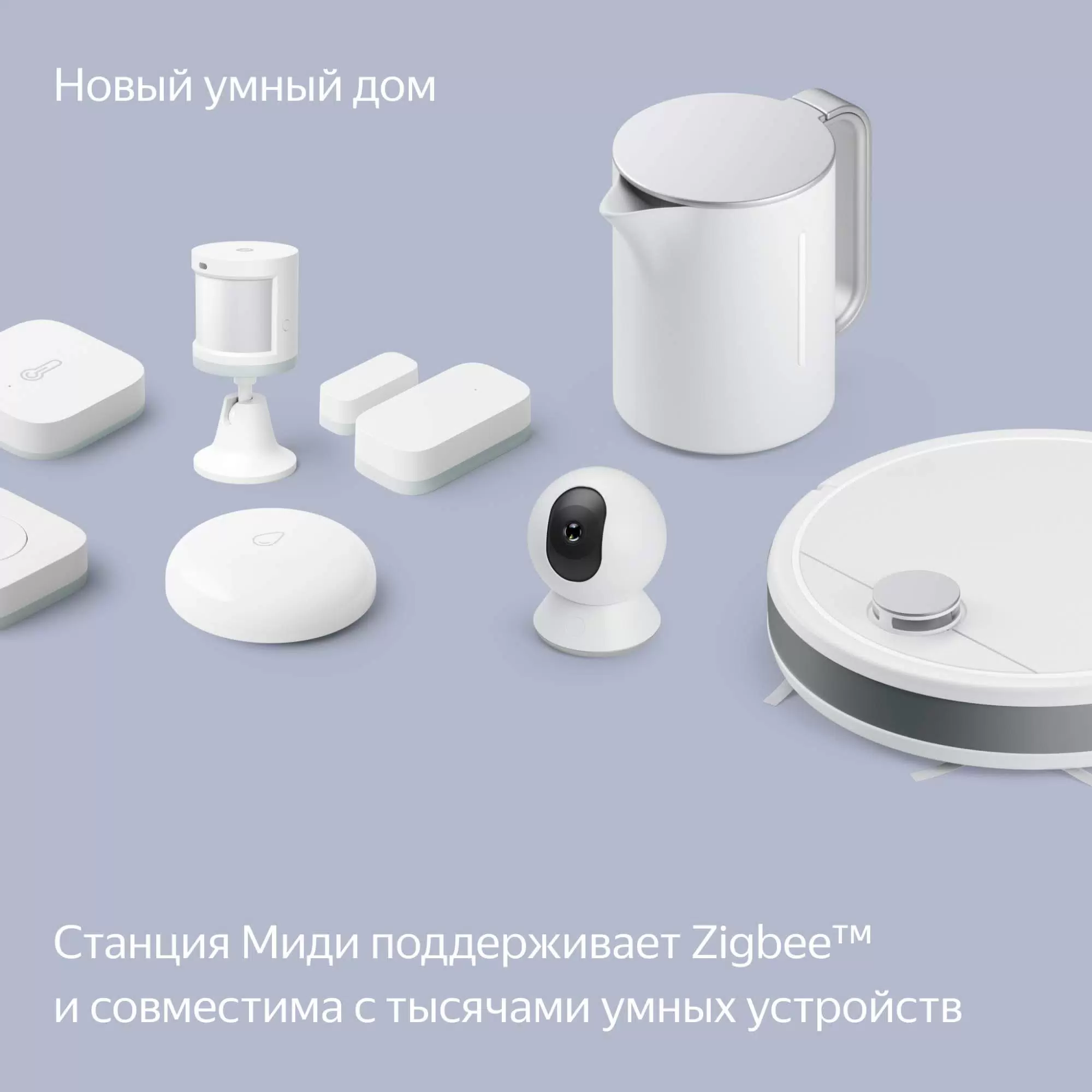 Колонка Яндекс.Станция Миди  (YNDX-00054 GREY) фото