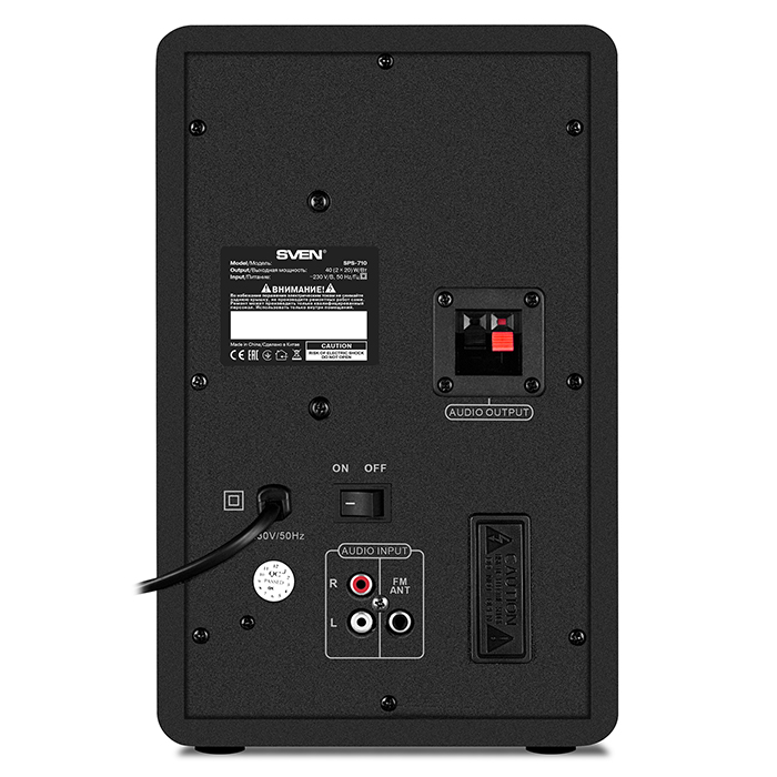  Колонки Sven SPS-710 (2.0), Black (SPS-710 BLACK) фото