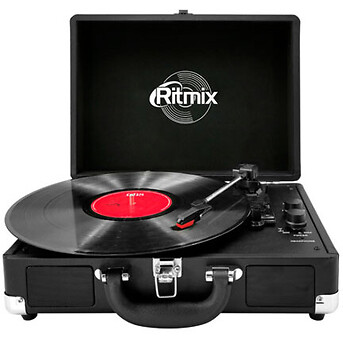 картинка Проигрыватель виниловых пластинок RITMIX LP-120B black от магазина itmag.kz