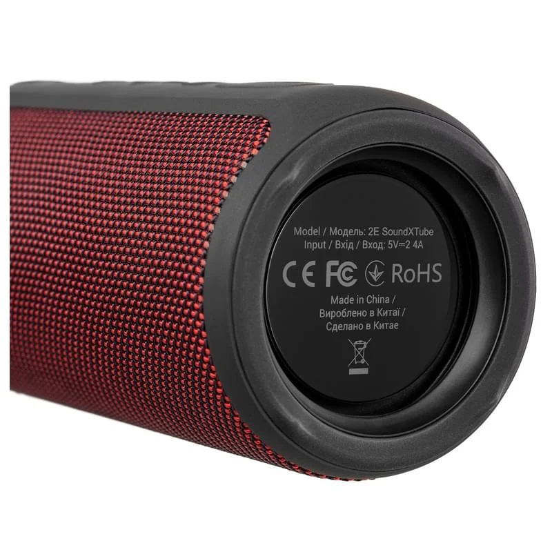 картинка Портативная акустика 2E SoundXTube Red (2E-BSSXTWRD) от магазина itmag.kz