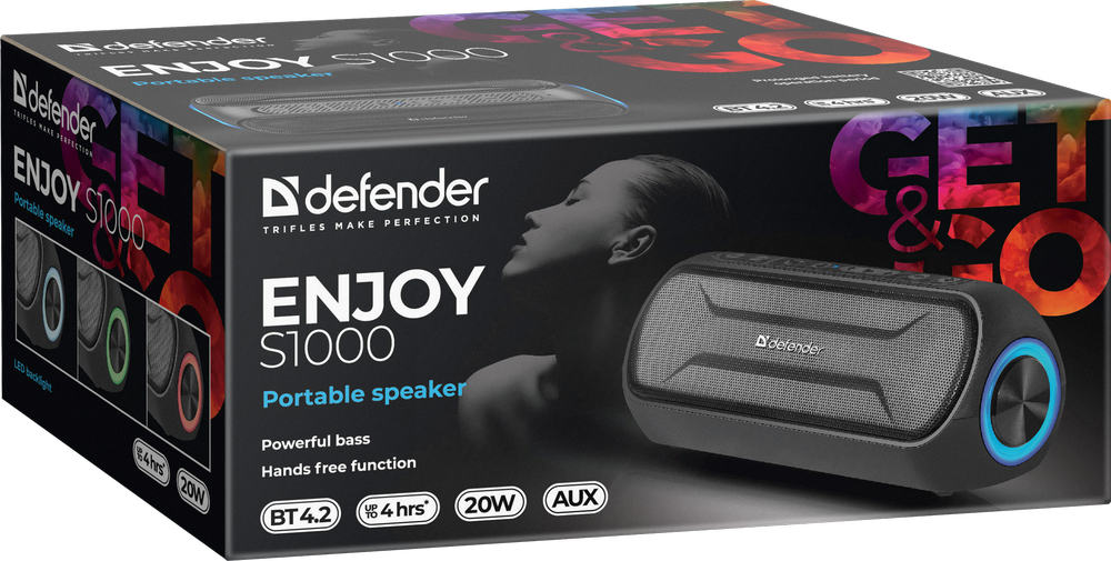 картинка Компактная акустика Defender Enjoy S1000 Черный от магазина itmag.kz