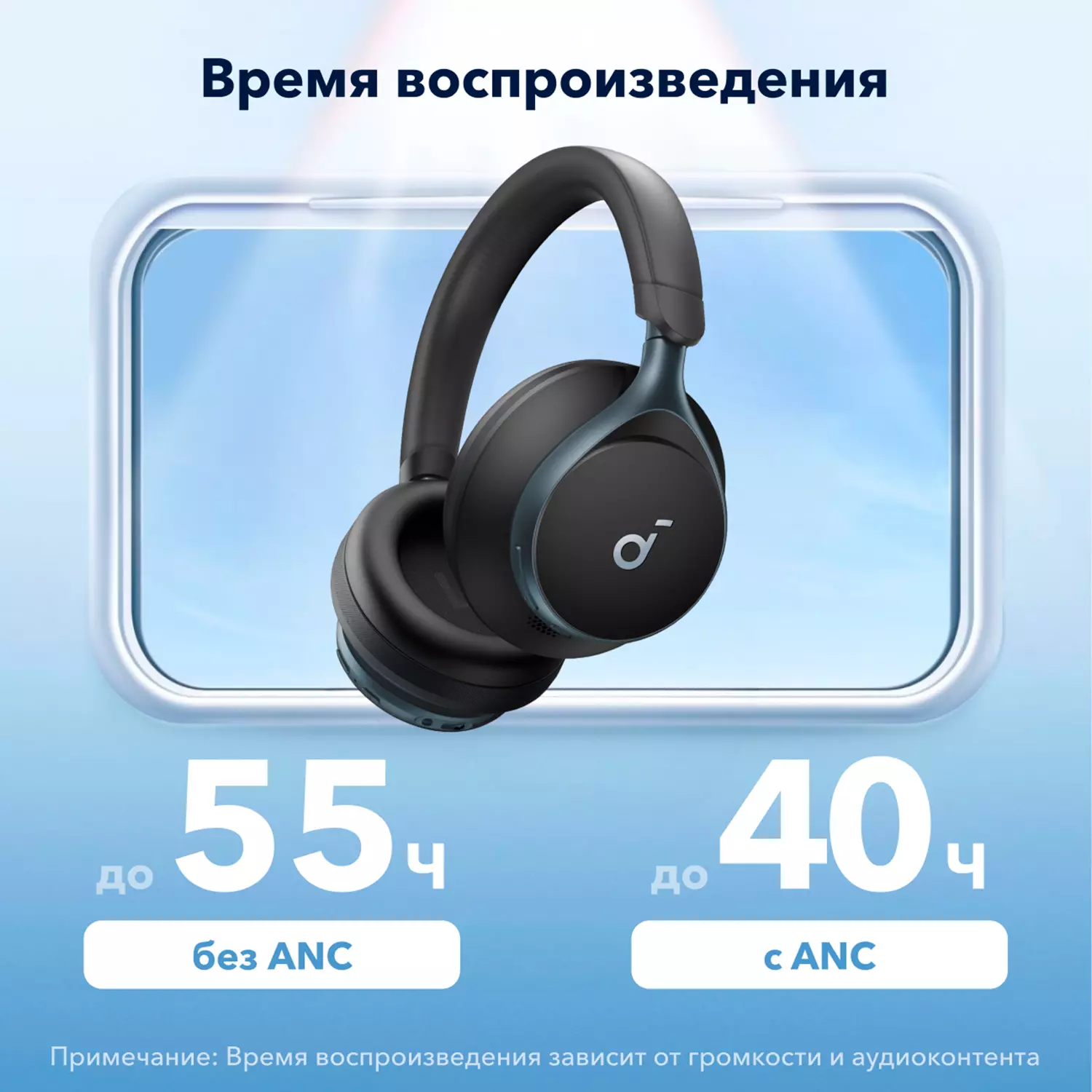 Наушники soundcore Space One - Black (A3035-BK) фото