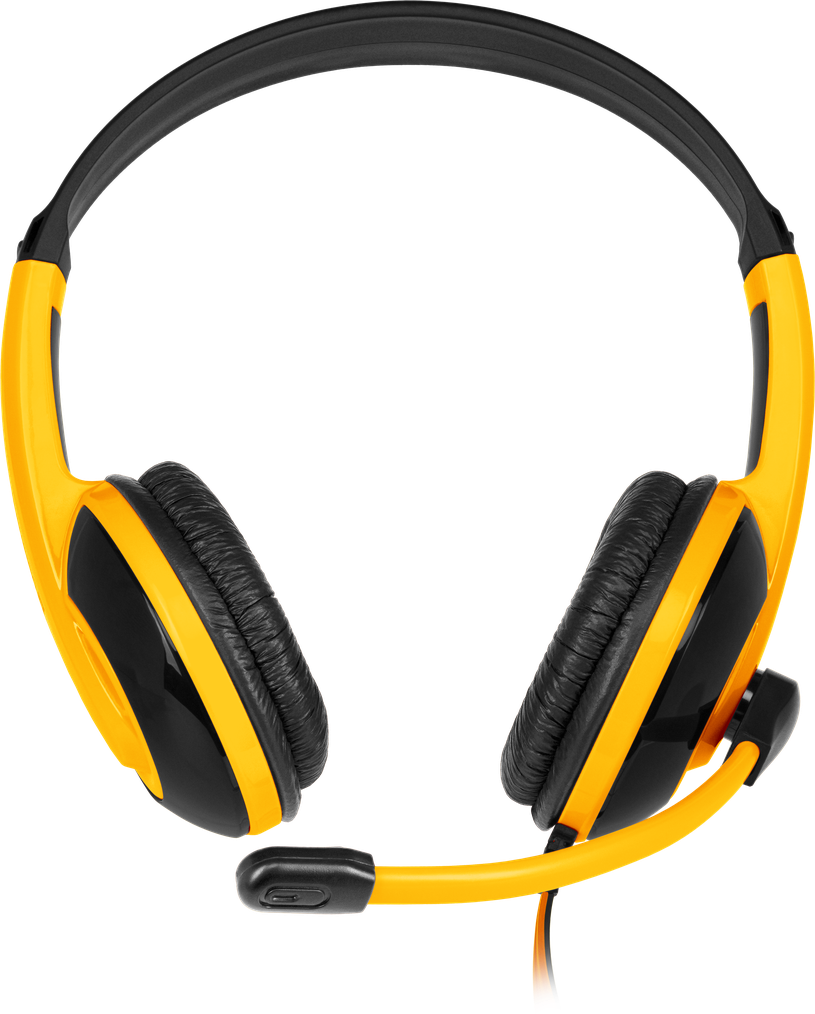Игровая гарнитура стерео Defender Warhead G-120 черный + оранжевый, кабель 2 м (64099) фото