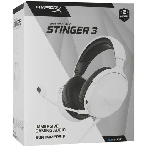 Наушники-гарнитура игровые HyperX Stinger 3, белый (BS1T6AA) фото