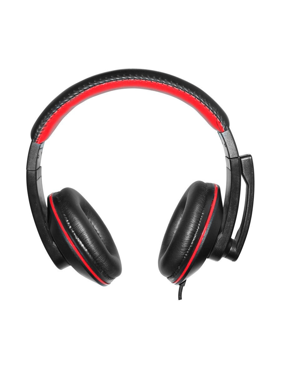 картинка Наушники с микрофоном Oklick HS-L390G DRAGON черный/красный 1.8м мониторные от магазина itmag.kz