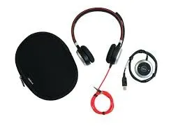 Гарнитура Jabra Evolve 40 MS Stereo, 2.15m, Black (EVOLVE 40 MS STEREO) фото