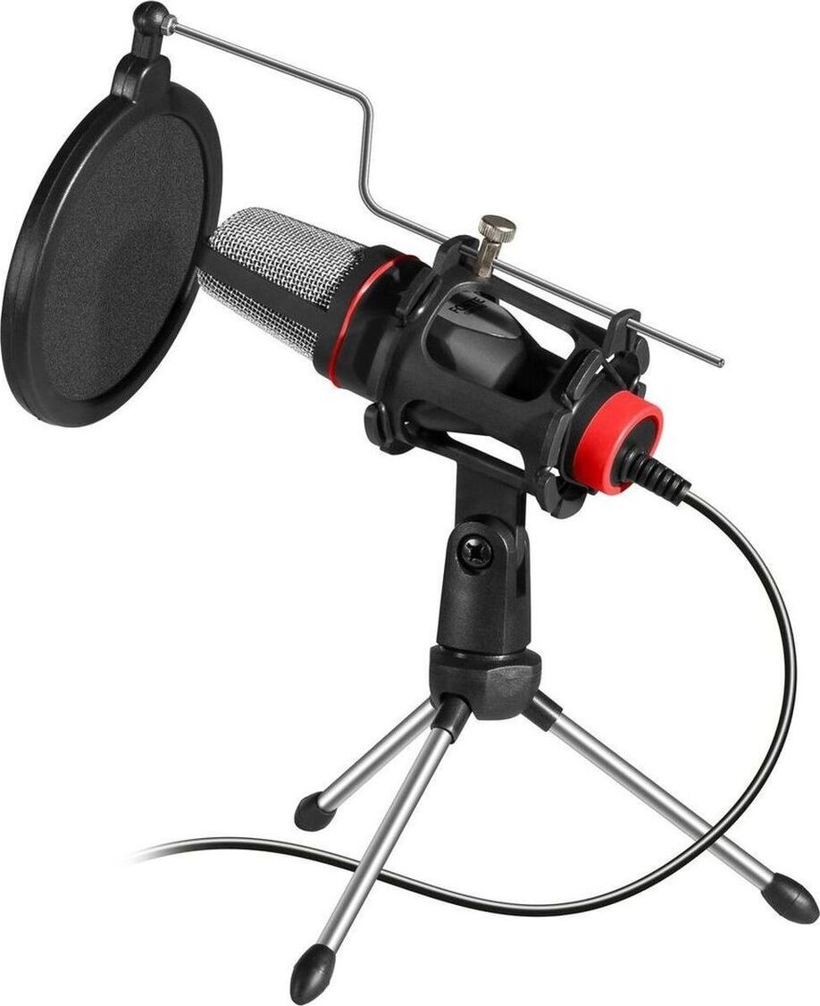 картинка Игровой стрим микрофон Defender Forte GMC 300 3,5 мм, провод 1.5 м, НОВИНКА! от магазина itmag.kz