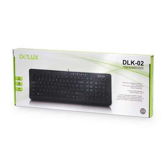 картинка Клавиатура Delux DLK-02UB от магазина itmag.kz