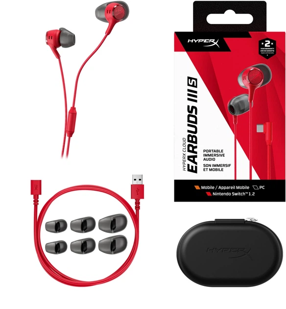 Наушники HyperX Cloud Earbuds III S Red (BN7S2AA) фото