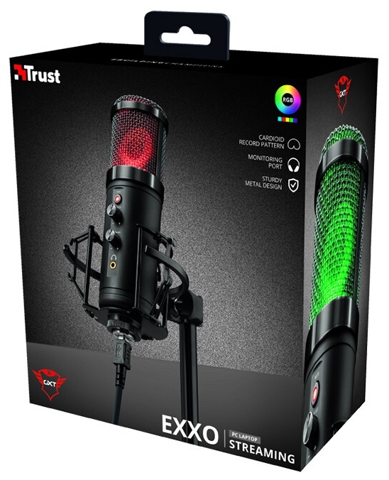 Студийный USB-микрофон Trust GXT 256 Exxo Streaming (23510) фото