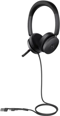 Гарнитура Yealink UH48 Dual UC USB-C/A черный (UH48 Dual UC USB-C/A) фото