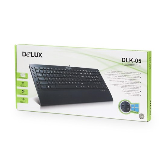 картинка Клавиатура Delux DLK-05UB от магазина itmag.kz