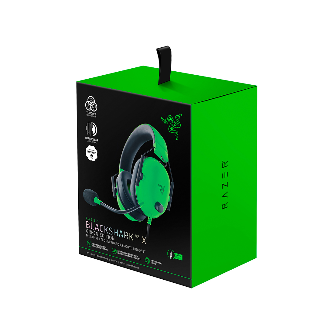 Гарнитура Razer Blackshark V2 X Green (RZ04-03240600-R3M1) фото