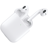 картинка Наушники Apple AirPods в футляре с возможностью беспроводной зарядки (MRXJ2RU/A) от магазина itmag.kz