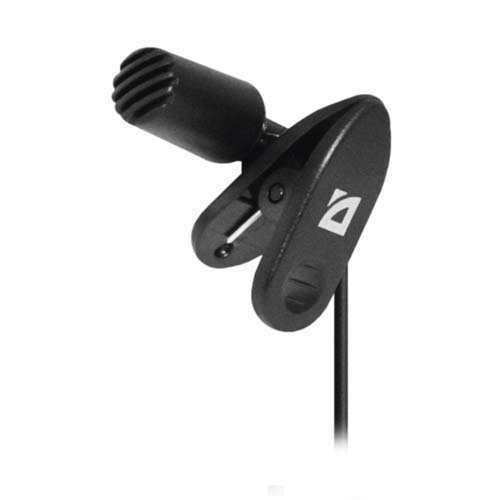 картинка Микрофон петличный Defender MIC-109 черный от магазина itmag.kz
