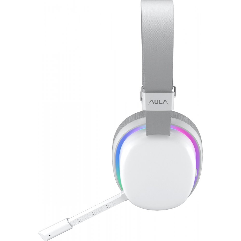 Наушники с микрофоном AULA G7 White, 1000mAh, RGB (G7 White) фото