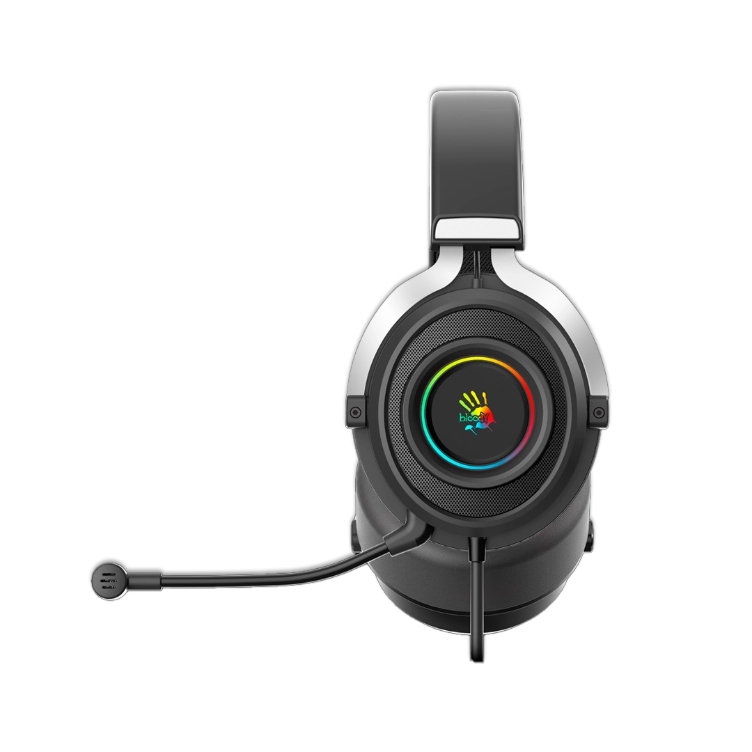 Гарнитура A4Tech Bloody G535P, 2m,LED,Black-Silver (G535P/ BLACK-SILVER) фото
