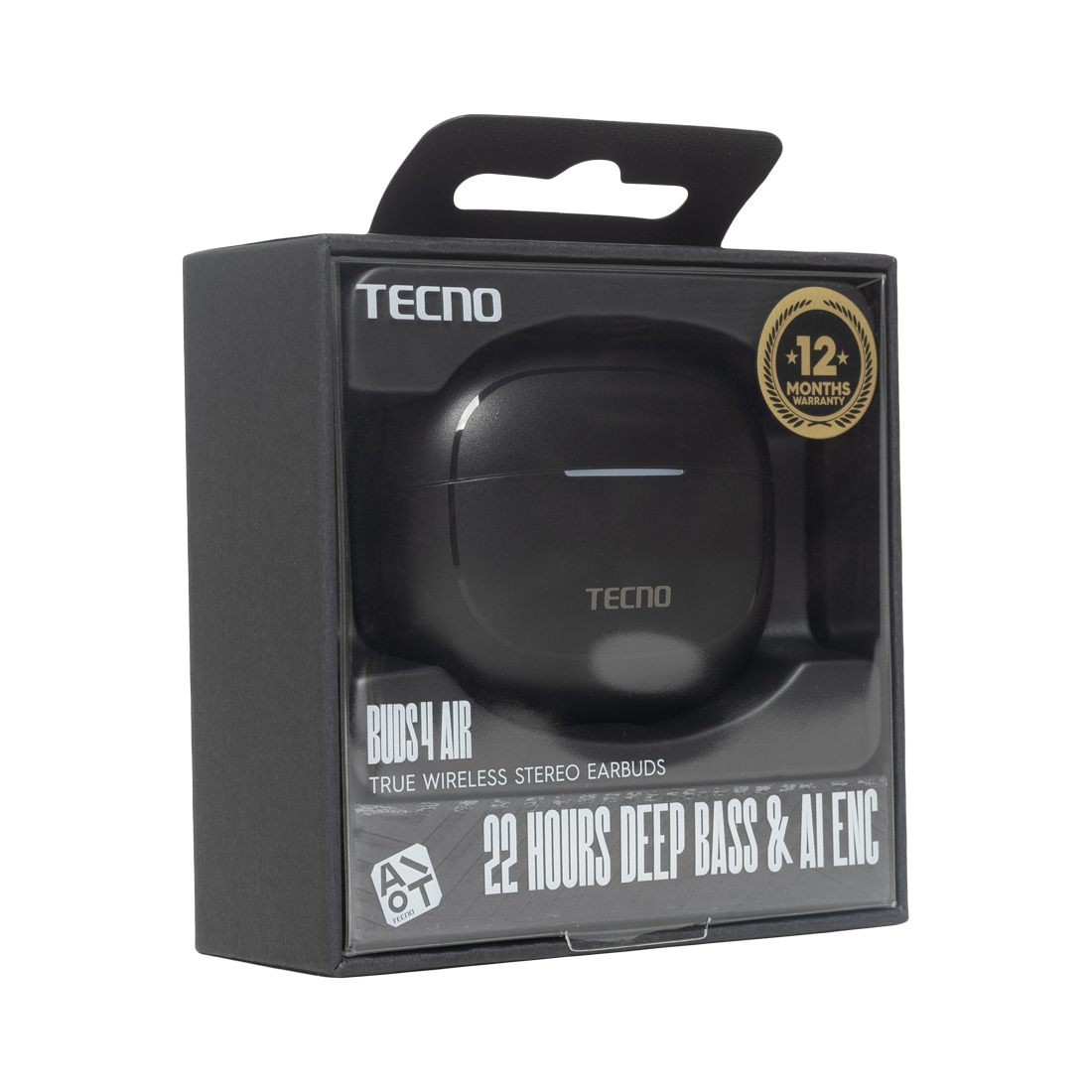 Наушники TECNO Buds 4 Air Black (BD04 Air-B) фото