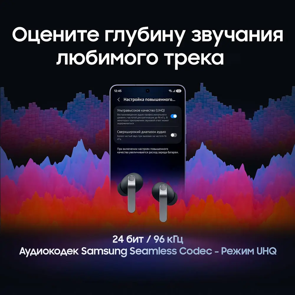TWS Наушники Samsung Galaxy Buds 4 Pro, White (SM-R640NZWACIS) фото