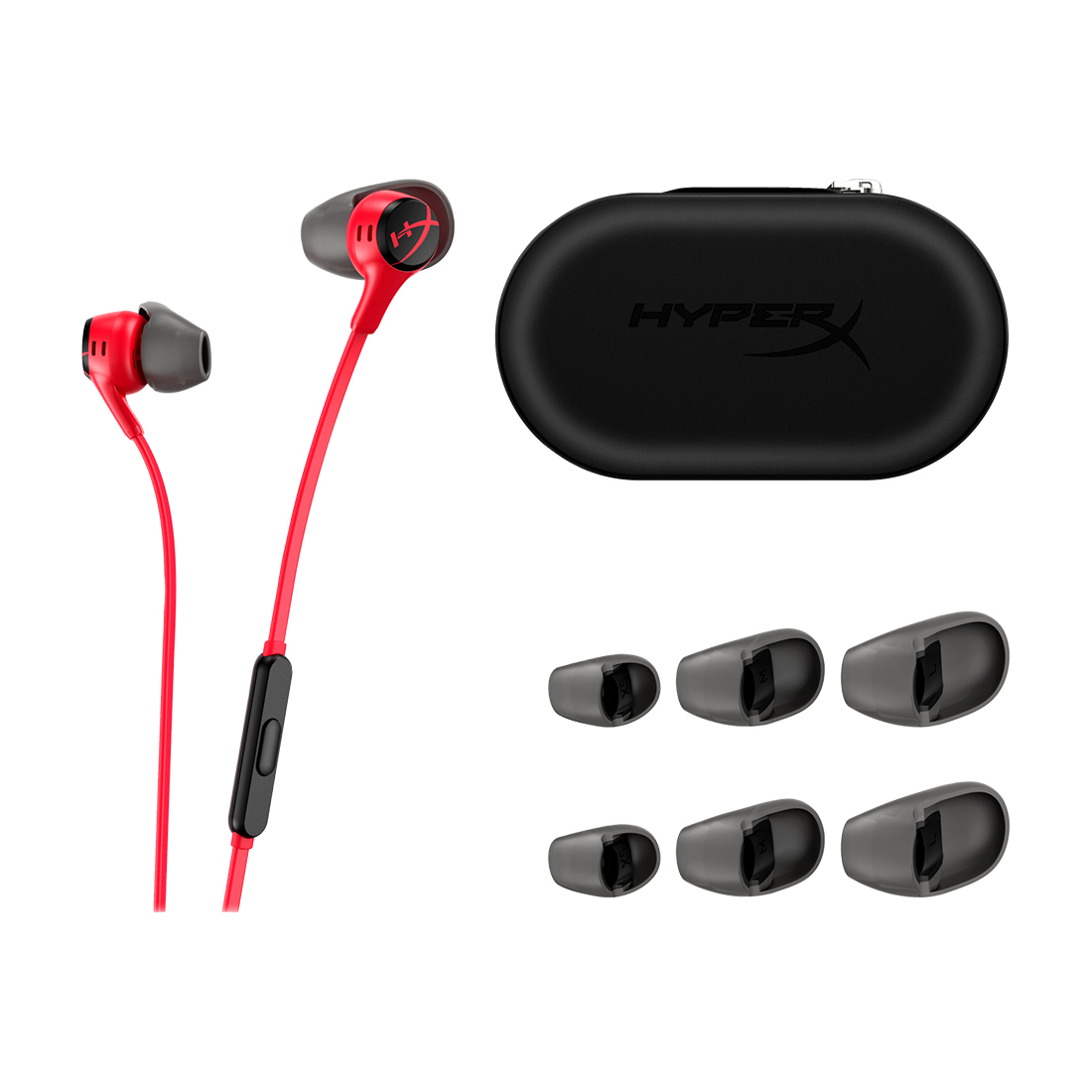 Наушники с микрофоном HyperX Cloud Earbuds II Black (705L8AA) фото