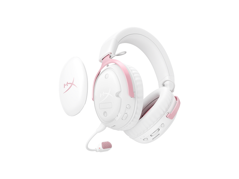 Гарнитура, HyperX Cloud III S Wireless, Бело-розовый (DG0R2AA) фото
