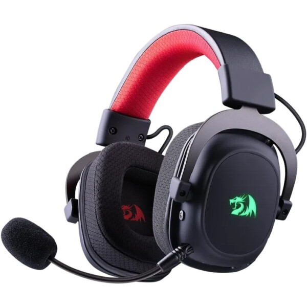Наушники-гарнитура игровые беспроводные Redragon Zeus Pro черный (71880) фото