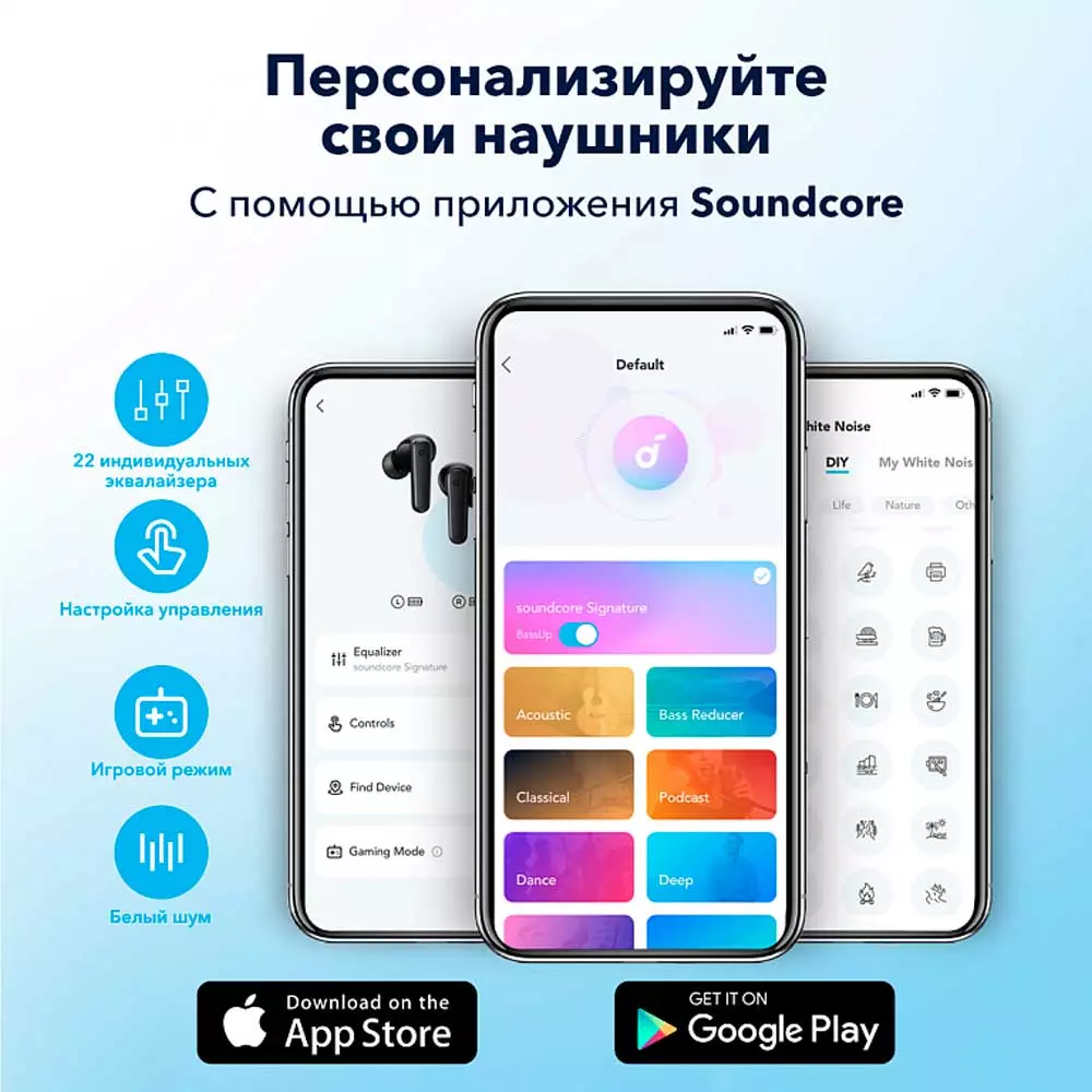 Наушники Soundcore R50i Blue (A3949-BLU) фото