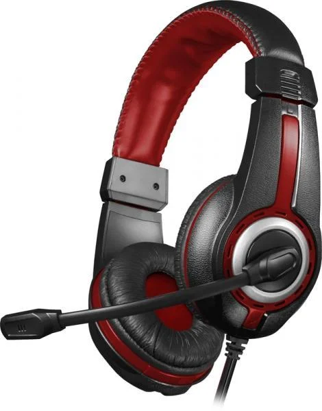Наушники-гарнитура игровые Defender Warhead G-185 черный + красный (64106) (64106-G-185 ) фото